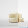 Radaway Modo New II Brushed Light Gold z wieszakiem kabina Walk-in 145x200 szczotkowane jasne złoto szkło przejrzyste 389145-98-01W